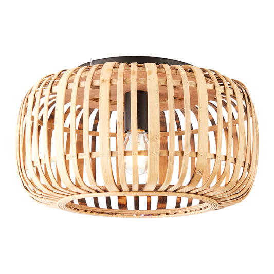 Gaia Collection Bamboo Ceiling Light in Natural