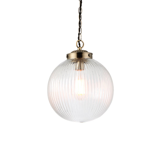 Zen Collection Small Glass Pendant Light