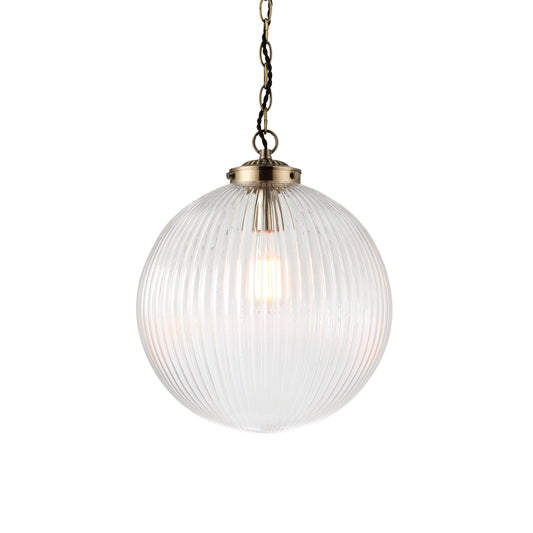 Zen Collection Large Glass Pendant Light