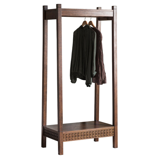 Gaia Collection Mango Wardrobe in Chocolate Mindi Brown