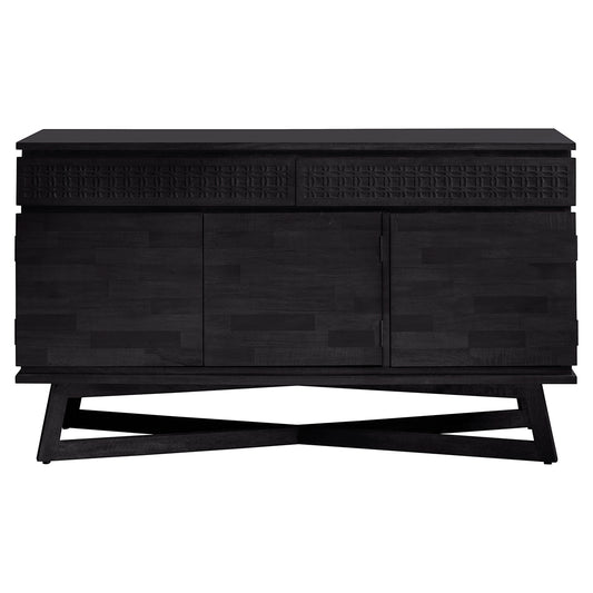 Gaia Collection Mango Sideboard in Deep Mahogany Brown