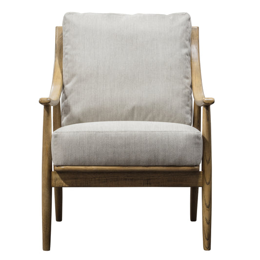 Zen Collection Linen Armchair