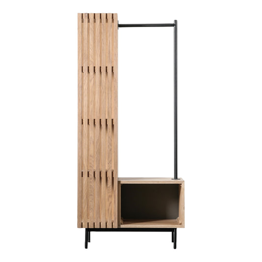 Namaste Collection Oak Wardrobe