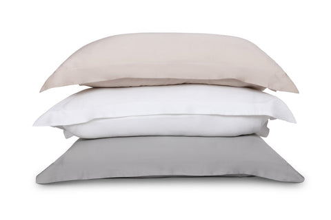 ethical bedding's eucalyptus silk pillow cases in various colours