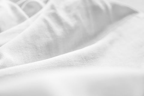 white cotton sheet