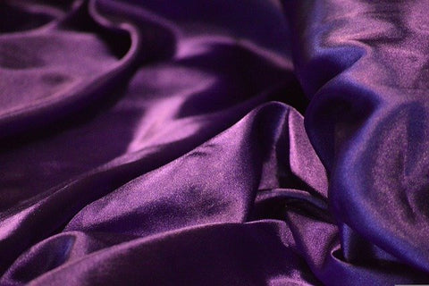 purple satin material