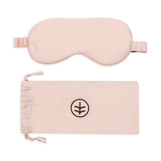 Silk Eye Mask Sleep in Rose (Eucalyptus Silk)