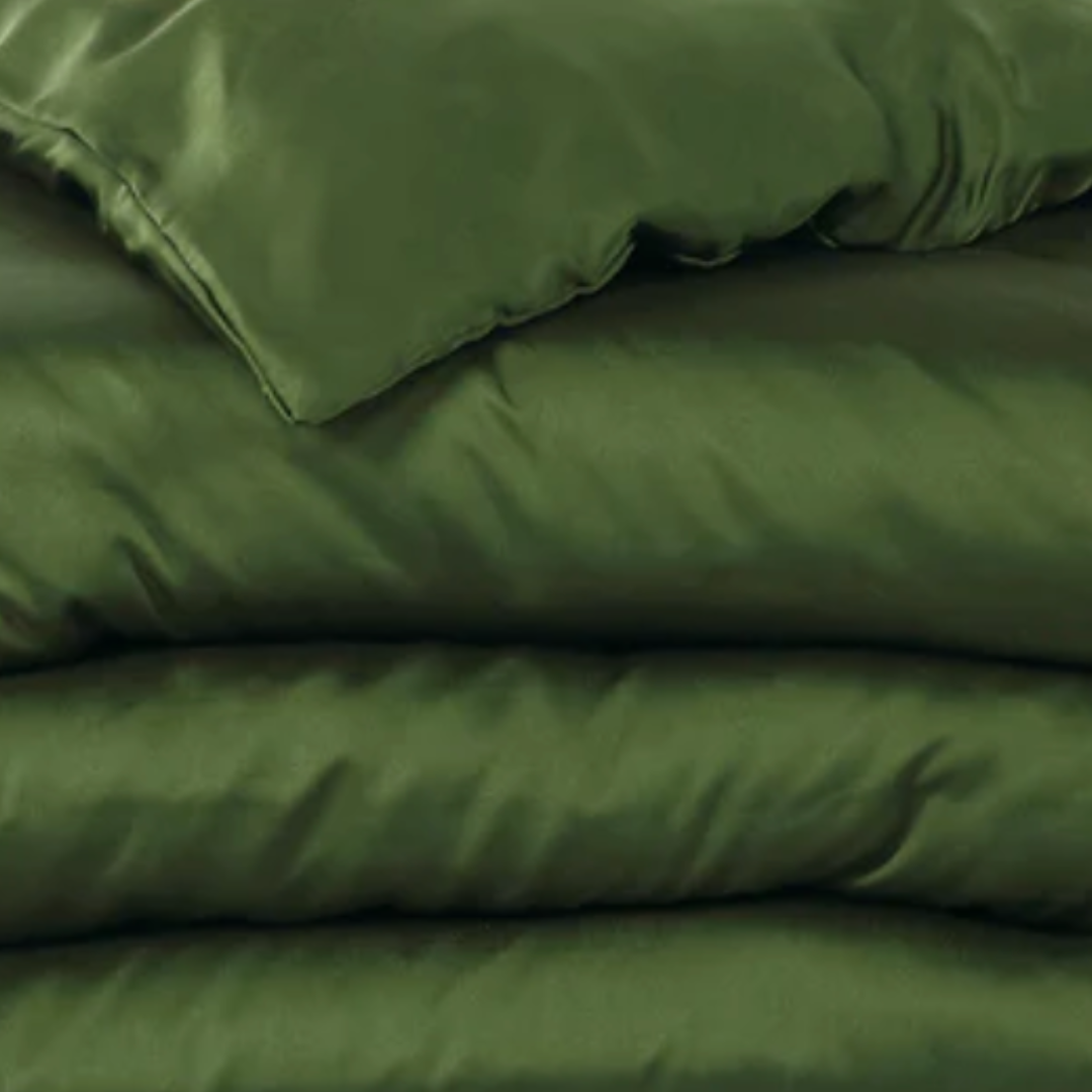 Eucalyptus Silk Pillowcase Pair in Forest Green (Best Seller)